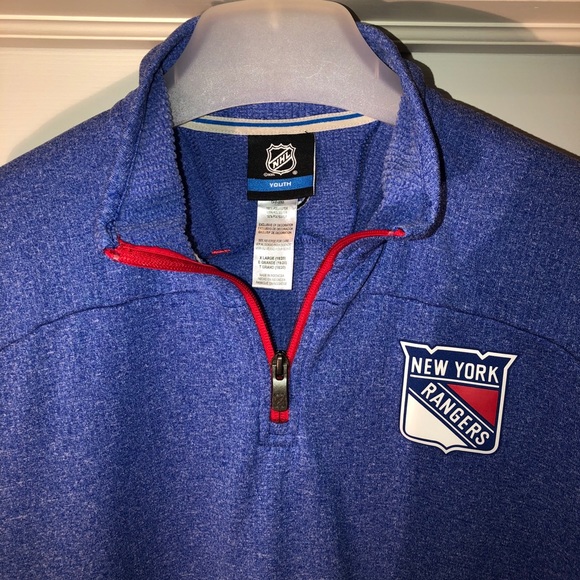 NHL New York Rangers 1/4 Zip Pullover - Picture 5 of 6